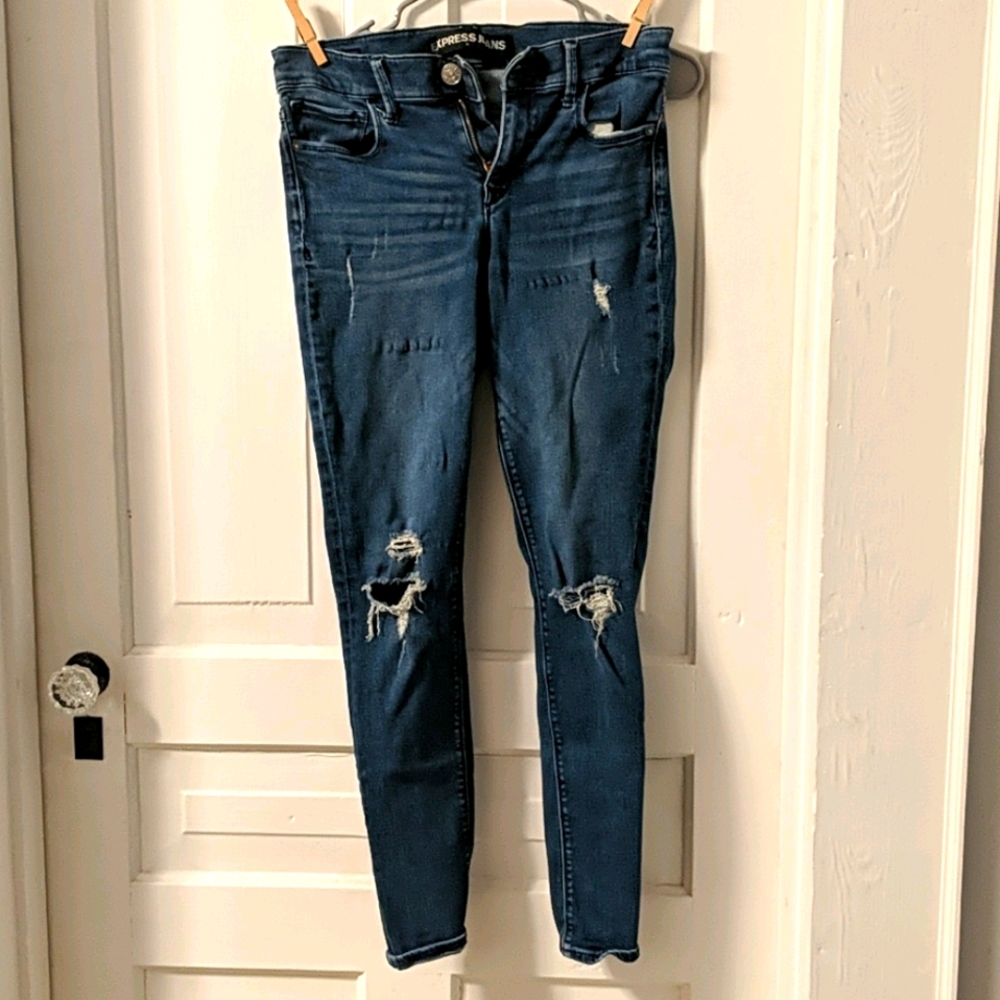 Express ultimate stretch mid-rise legging